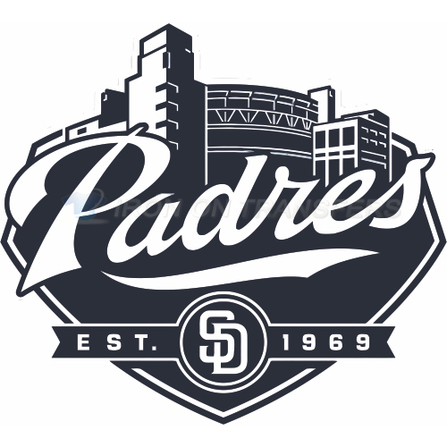 San Diego Padres Iron-on Stickers (Heat Transfers)NO.1878
